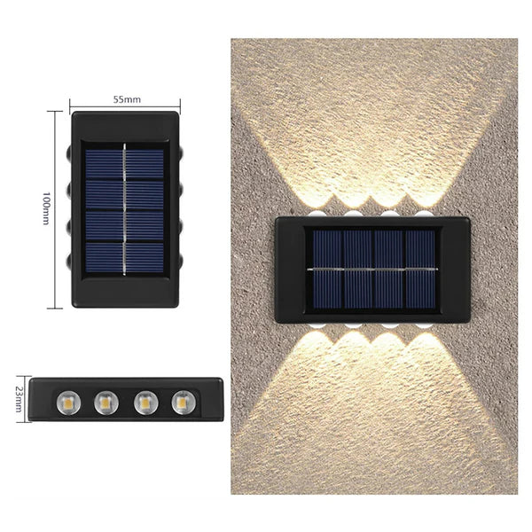 2 x 1 en Luces de Pared LED Solares