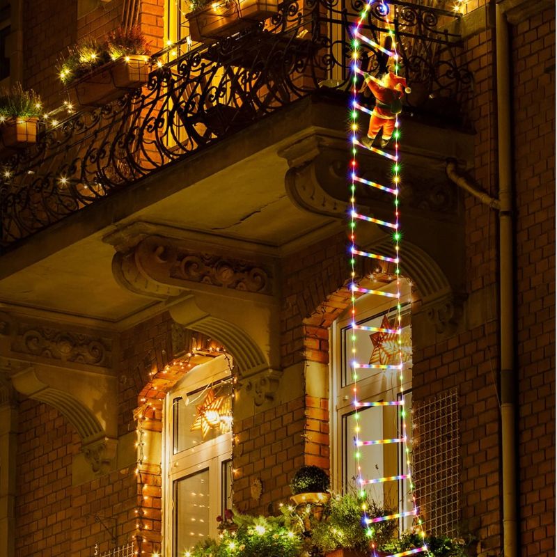 SantaLadder Lights TM° Una escalera llena de magia, risas y espíritu familiar 🎄❤️ + GRATIS Tarjeta navideña