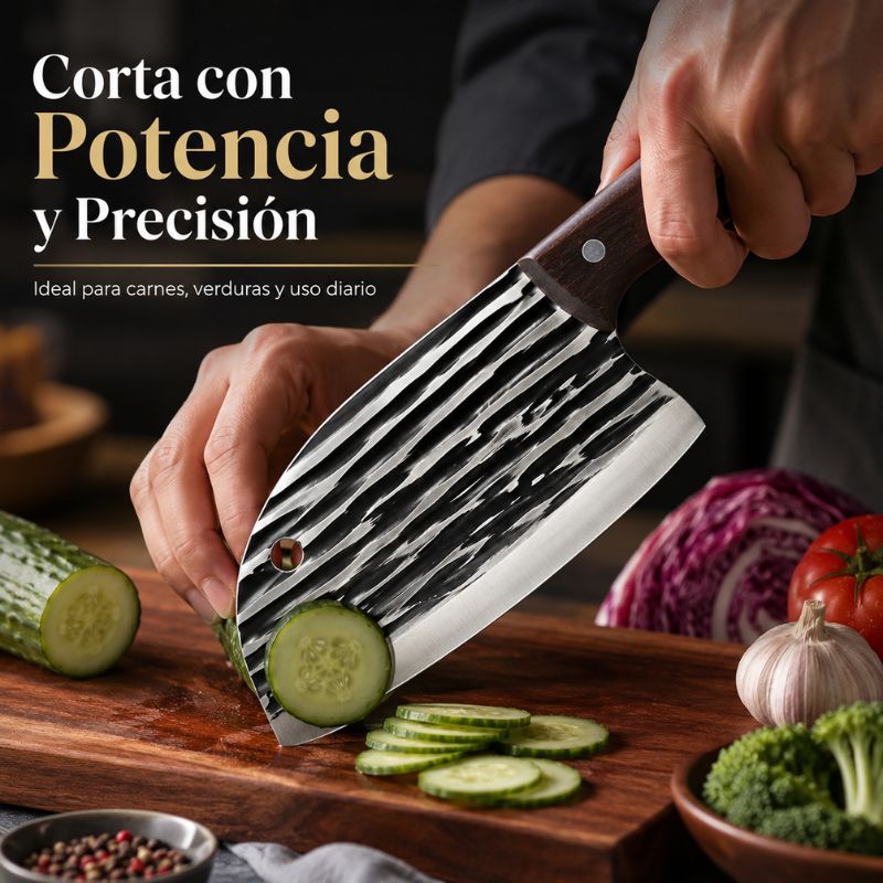 KuroBlade™Filo potente para carnes, verduras y cocina diaria.