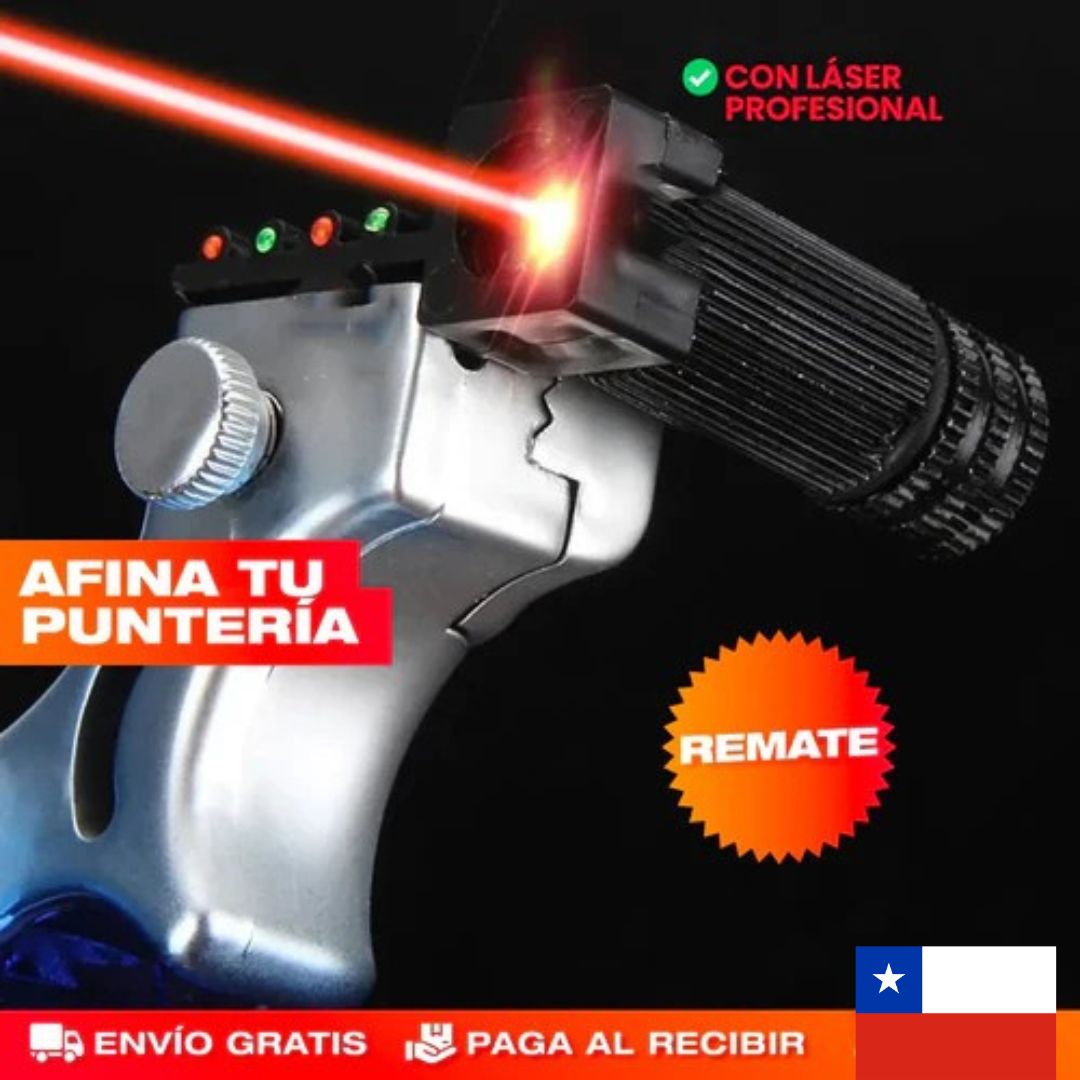 LazerShot™ 🎯🔥 ¡La Resortera Más Poderosa del PLANETA con Puntero Láser Integrado! 🔥