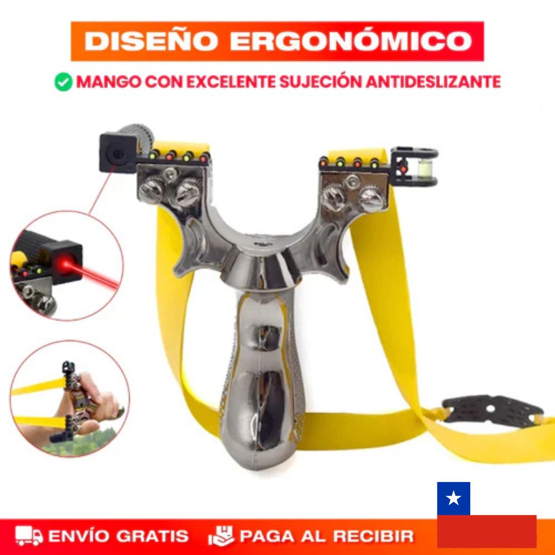 LazerShot™ 🎯🔥 ¡La Resortera Más Poderosa del PLANETA con Puntero Láser Integrado! 🔥