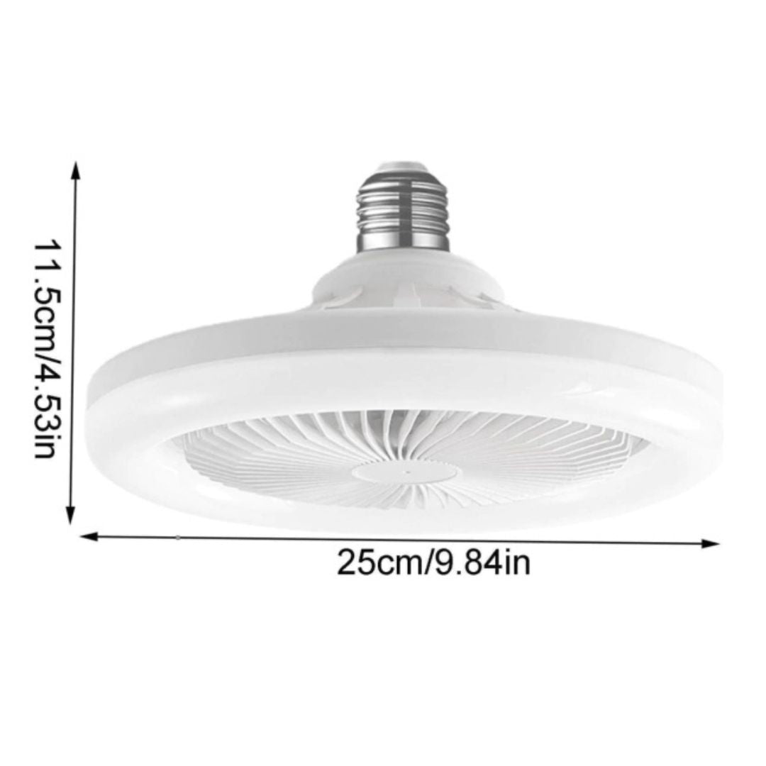 LumiFan™ Foco ventilador 360° de techo con control remoto