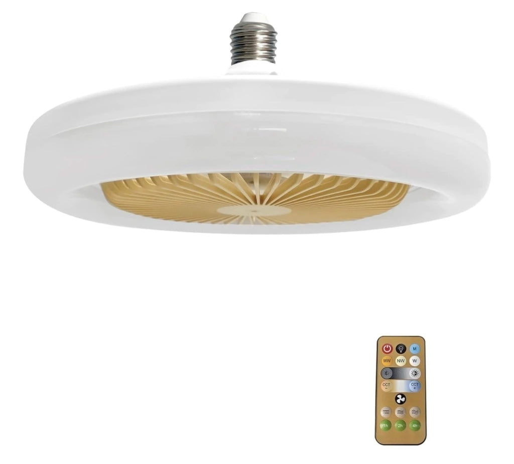 LumiFan™ Foco ventilador 360° de techo con control remoto