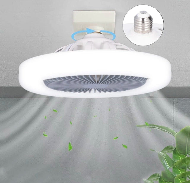 LumiFan™ Foco ventilador 360° de techo con control remoto