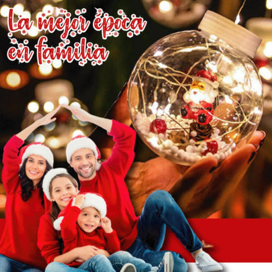 Navilight™ CORTINA DE AROS Y BOLAS NAVIDEÑOS