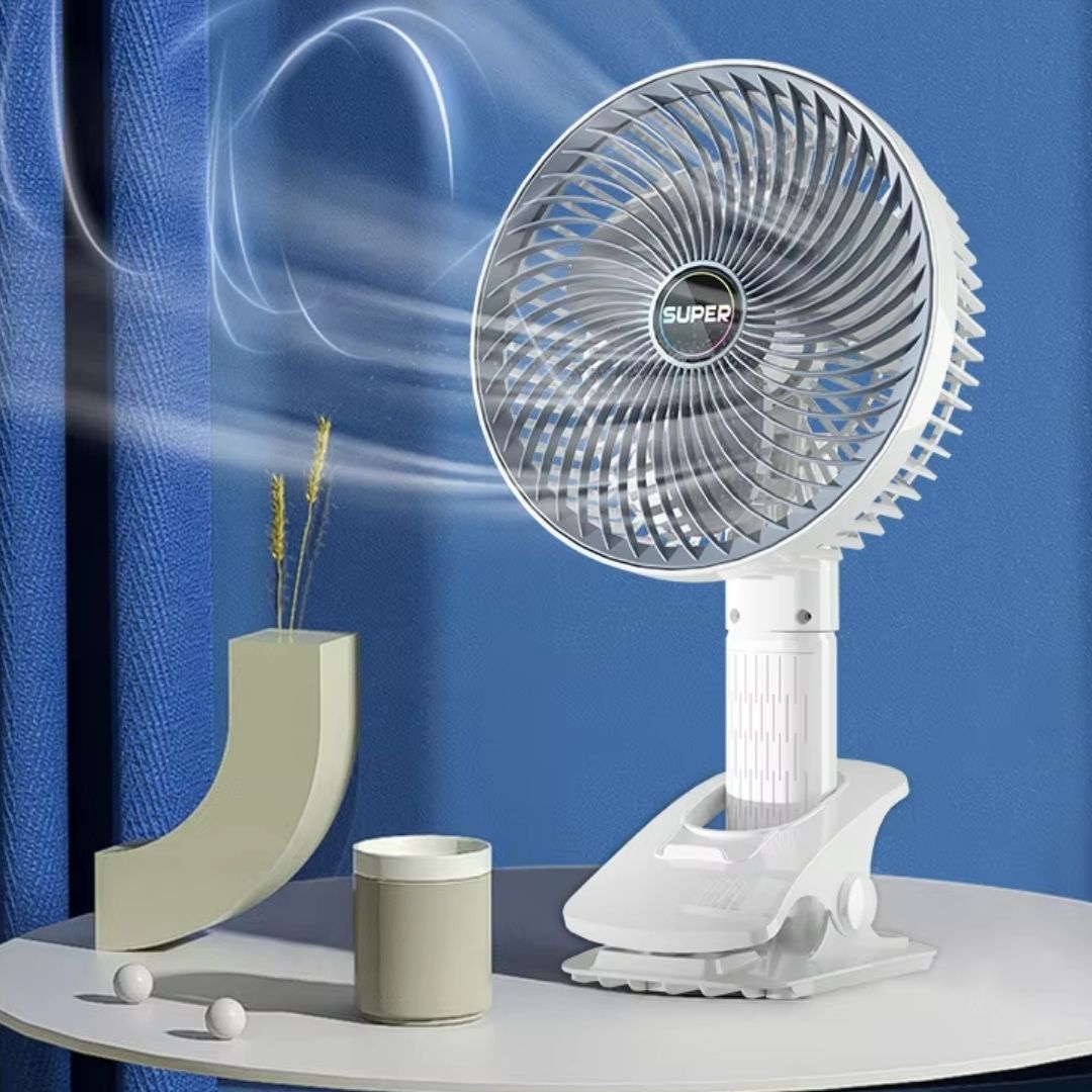 CooliClip™ MiniVentilador 4 en 1: ¡Tu Aliado Perfecto Contra el Calor! 🌬️