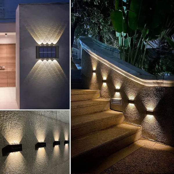 2 x 1 en Luces de Pared LED Solares