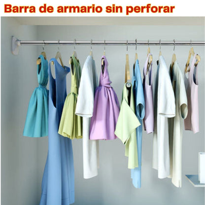 FlexiHang™ Barra Telescópica para Ropa – ¡50% de descuento hoy!