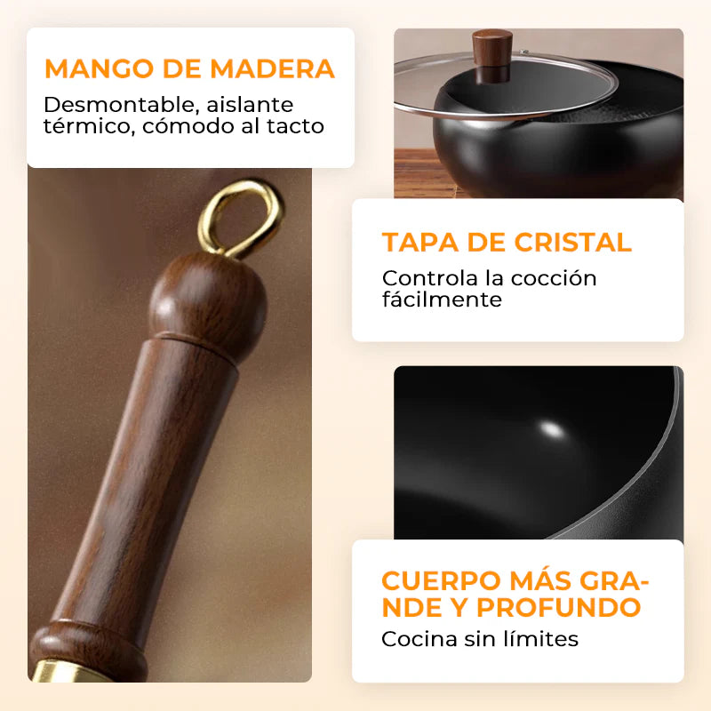 Sartén Kuro Antiadherente + 🎁 Ebook 20 recetas Japonesa