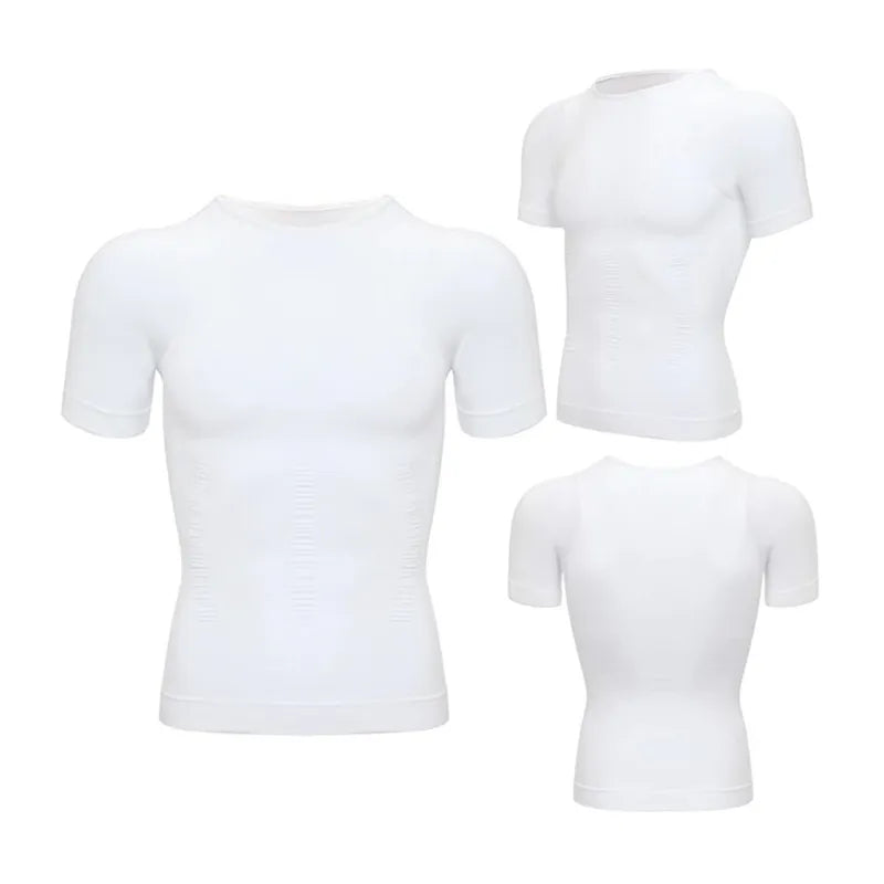 FitFlex™ Camiseta Tipo Faja Moldeadora para Hombres