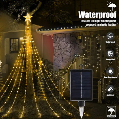 SolarStar™ Estrella de Navidad Solar 3 Metros ⭐️