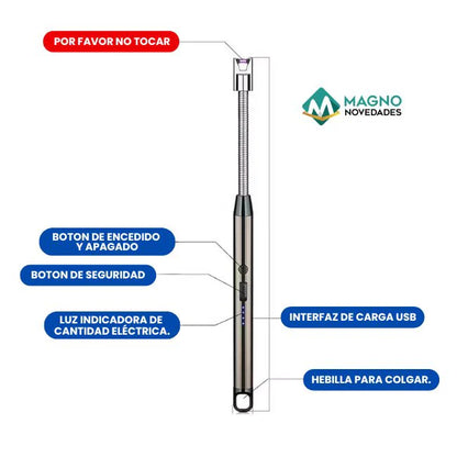 ElectricIgnite™  El Encendedor Eléctrico Más Seguro y Versátil