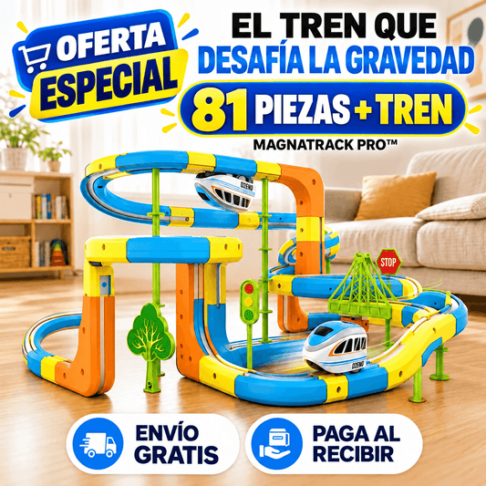 MagnaTrack Pro™ – + tren eléctrico recargable incluido