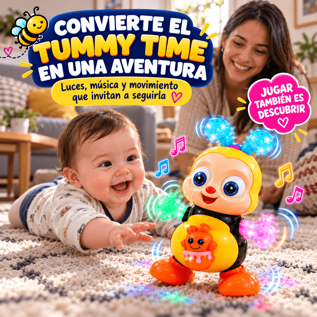AbejiDance™ | 🐝 Música, luces y movimiento