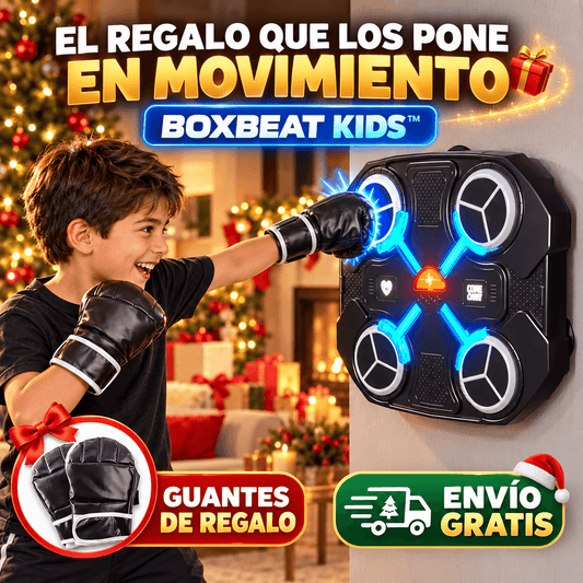 BoxBeat Kids™ | Entrenador de Boxeo Musical + Guantes de Regalo