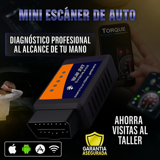 🚗 Mini Scanner OBD2 Profesional | 🔍Detecta fallas rápido, fácil y desde tu celular