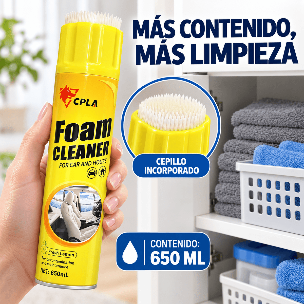 DesmanchaFoam Pro™ OFERTA 2×1 Espuma Limpiadora para Sofás, Colchones y Tapizados