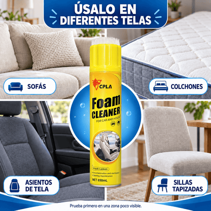 DesmanchaFoam Pro™ OFERTA 2×1 Espuma Limpiadora para Sofás, Colchones y Tapizados