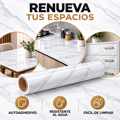 MarmoRenueva Pro™ | Vinilo Adhesivo Efecto Mármol