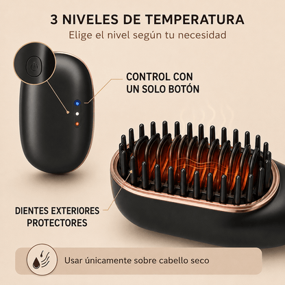 MiniBrush Go™ + 3 niveles de temperatura + cable de carga USB