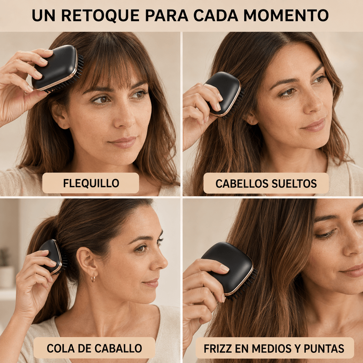 MiniBrush Go™ + 3 niveles de temperatura + cable de carga USB