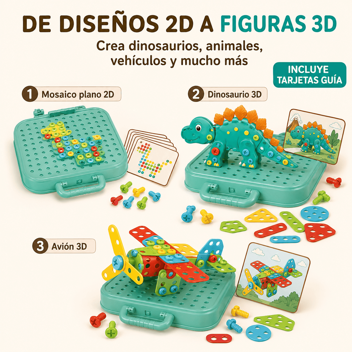 DinoBuild Pro™ de 285+ piezas + Regalo Sorpresa GRATIS