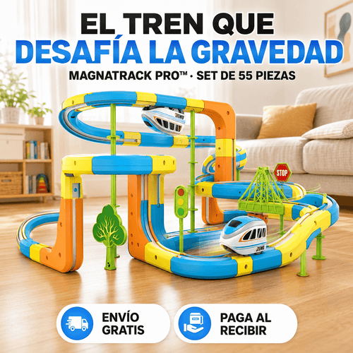 MagnaTrack Pro™ – + tren eléctrico recargable incluido