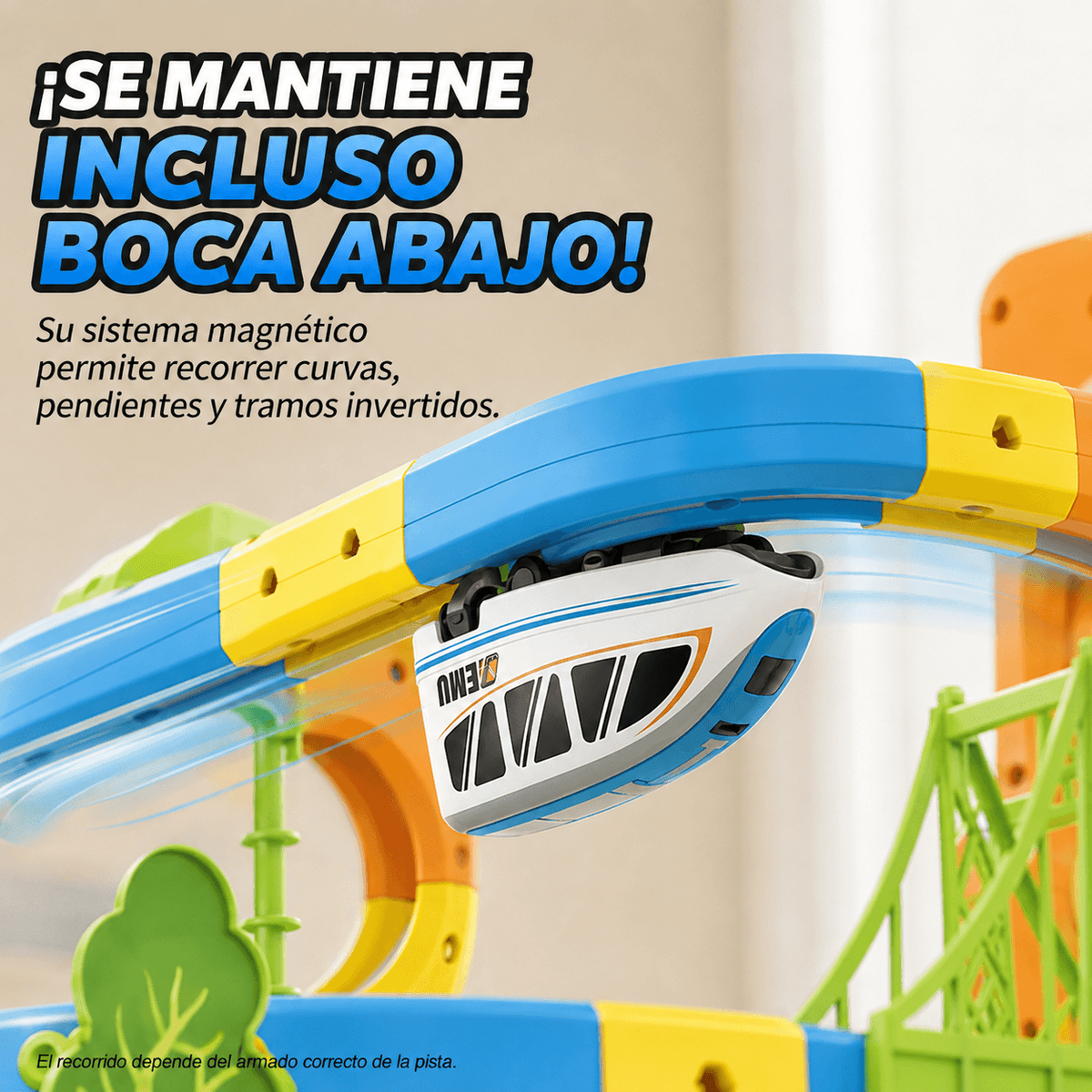 MagnaTrack Pro™ – + tren eléctrico recargable incluido