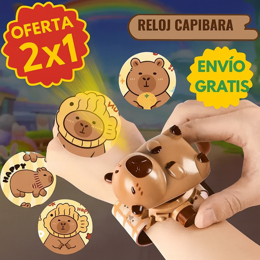 Nuevo reloj Capibara con Proyector 🌈 OFERTA 2 X 1