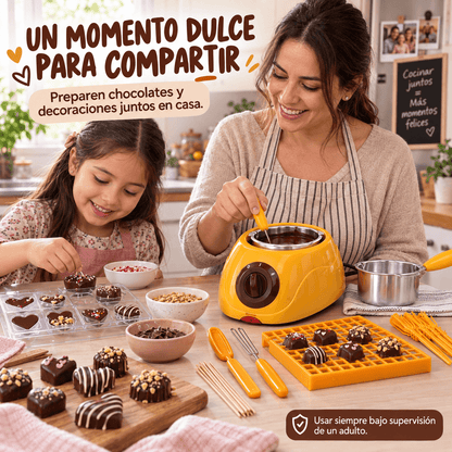 ChocoMelt Pro™ | Fundidora de Chocolate + Kit Chocolatero GRATIS