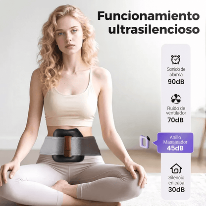 Masajeador Proo + cinta ajustable.  3 en 1 Quema grasa, Mejora digestiva y Masajes.