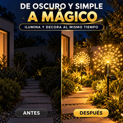 StarGlow Pro™ 2×1 | Ilumina y decora tu jardín con energía solar