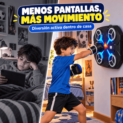 BoxBeat Kids™ | Entrenador de Boxeo Musical + Guantes de Regalo