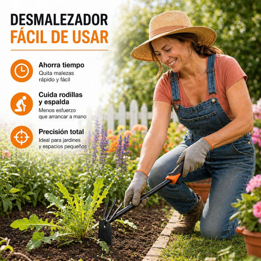 GardenDuo Pro™ 🌱 Desmaleza y planta con 1 sola herramienta