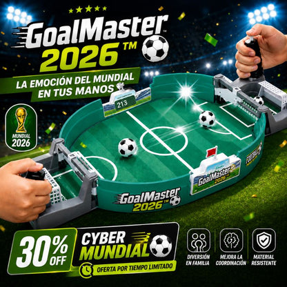 GoalMaster 2026™ – Juego de fútbol para niños y adultos | Cyber Mundial