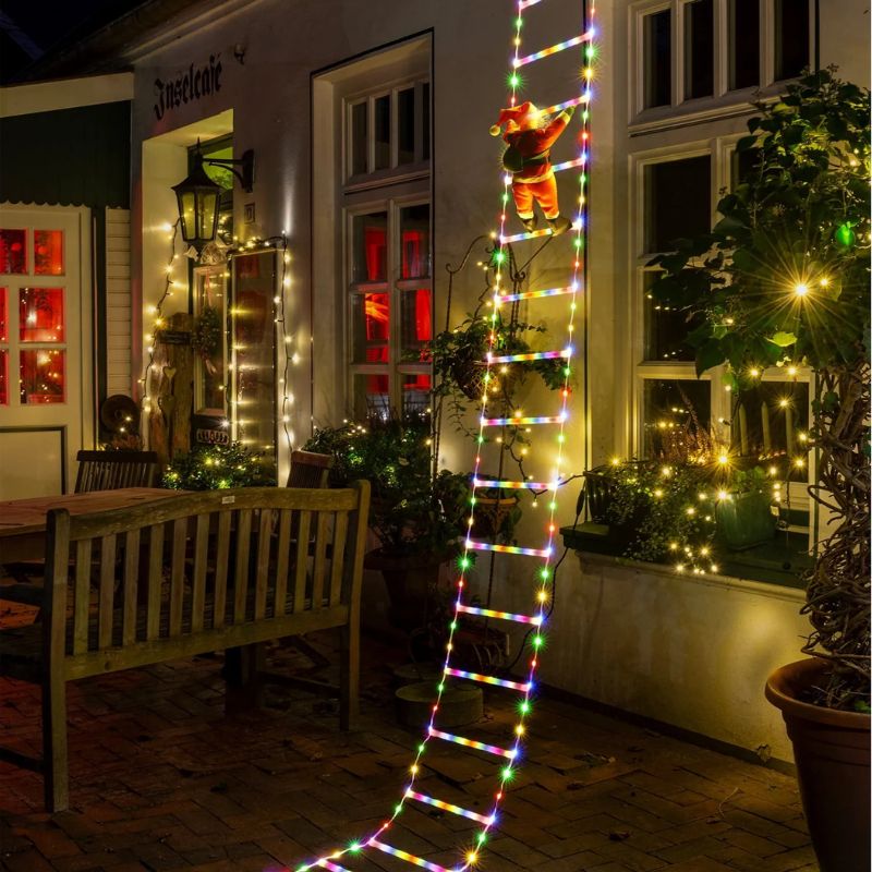 SantaLadder Lights TM° Una escalera llena de magia, risas y espíritu familiar 🎄❤️ + GRATIS Tarjeta navideña