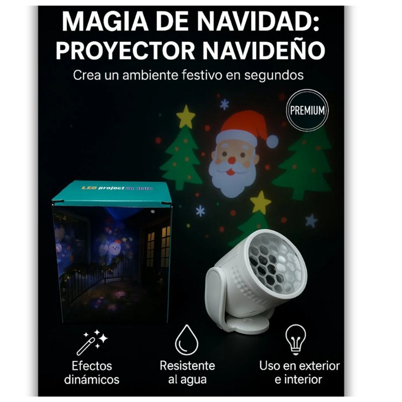 StarGlow Projector™ El espectáculo visual de la Navidad.