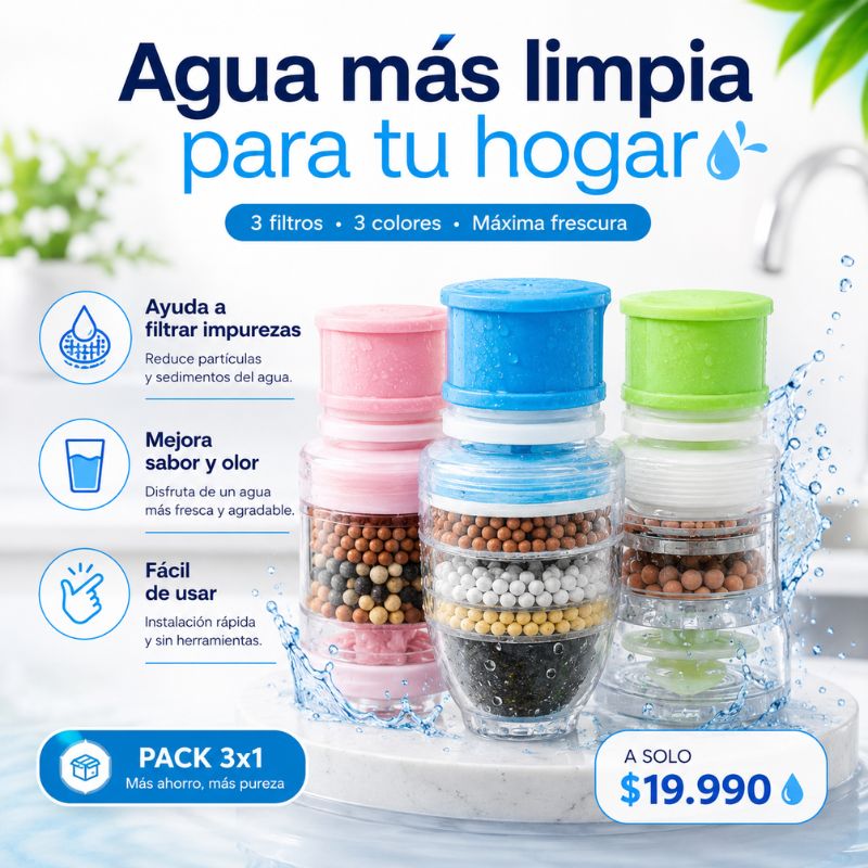 AquaPure | Purifica tu agua ⚡️ 3x1 Cyber Hoy 🚨
