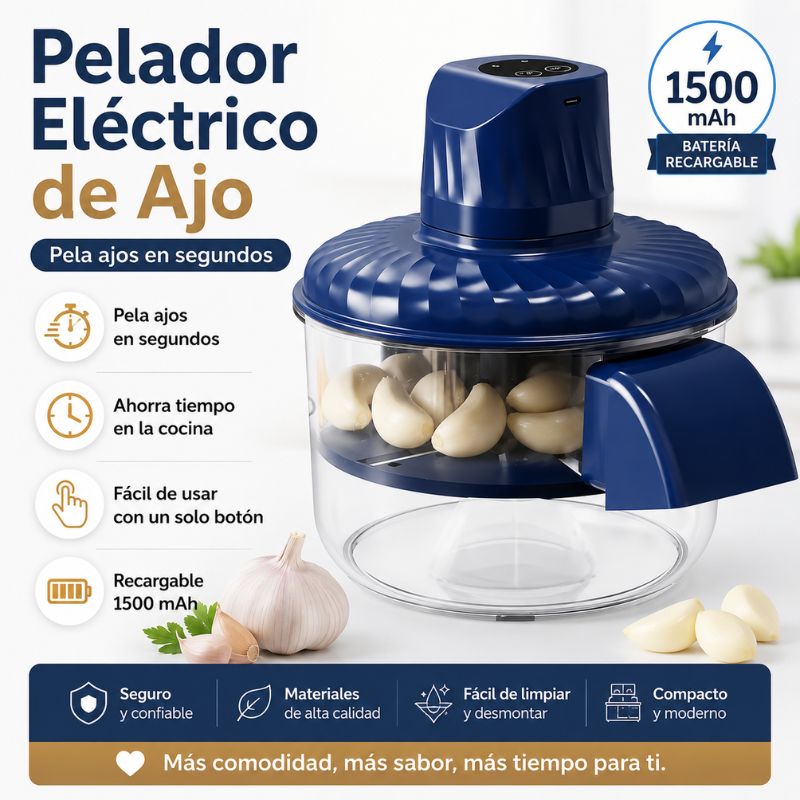 GarlicGo™ – Pela tu fruta y verdura en segundos ⏱️