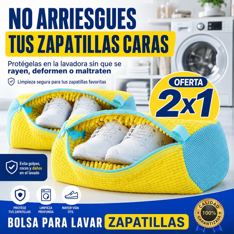LavaFácil Pro™ — "2x1 HOY: Lava tus zapatillas como nuevas sin ensuciarte las manos"