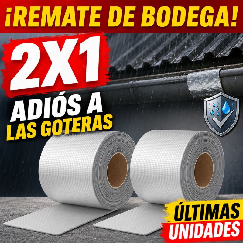 CintaPro2026 TM°. Sella goteras al instante,Resiste agua y humedad.
