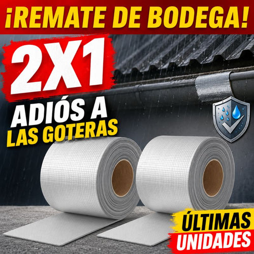 CintaPro2026 TM°. Sella goteras al instante,Resiste agua y humedad.