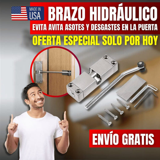 Brazo hidraulico para puertas.  Oferta 30% Descuento