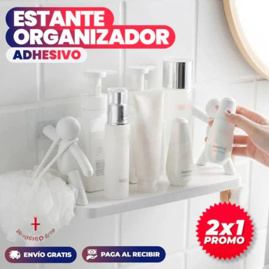 2X1 ESTANTE DE BAÑO ORGANIZADOR