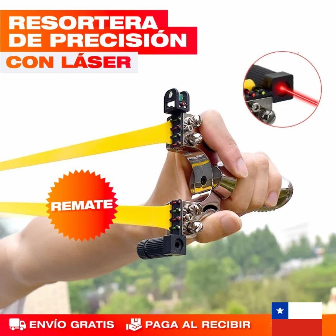 LazerShot™  🎯🔥 ¡La Resortera Más Poderosa del PLANETA con Puntero Láser Integrado! 🔥