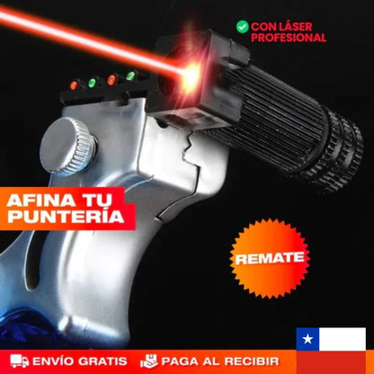 LazerShot™  🎯🔥 ¡La Resortera Más Poderosa del PLANETA con Puntero Láser Integrado! 🔥