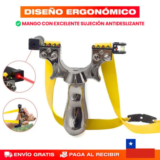 LazerShot™  🎯🔥 ¡La Resortera Más Poderosa del PLANETA con Puntero Láser Integrado! 🔥