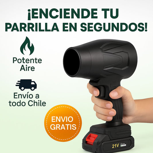 PatioMaster™ Soplador TURBO Limpia y Prende tu asado en segundos