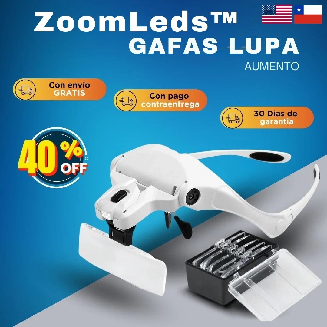 ZoomLeds™ – ¡Incluye 5 lentes de regalo 🎁 por tiempo limitado!