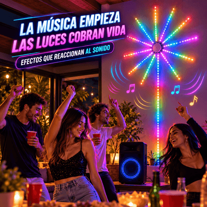 FireGlow Pro™ | Luz LED RGB que Baila con tu Música